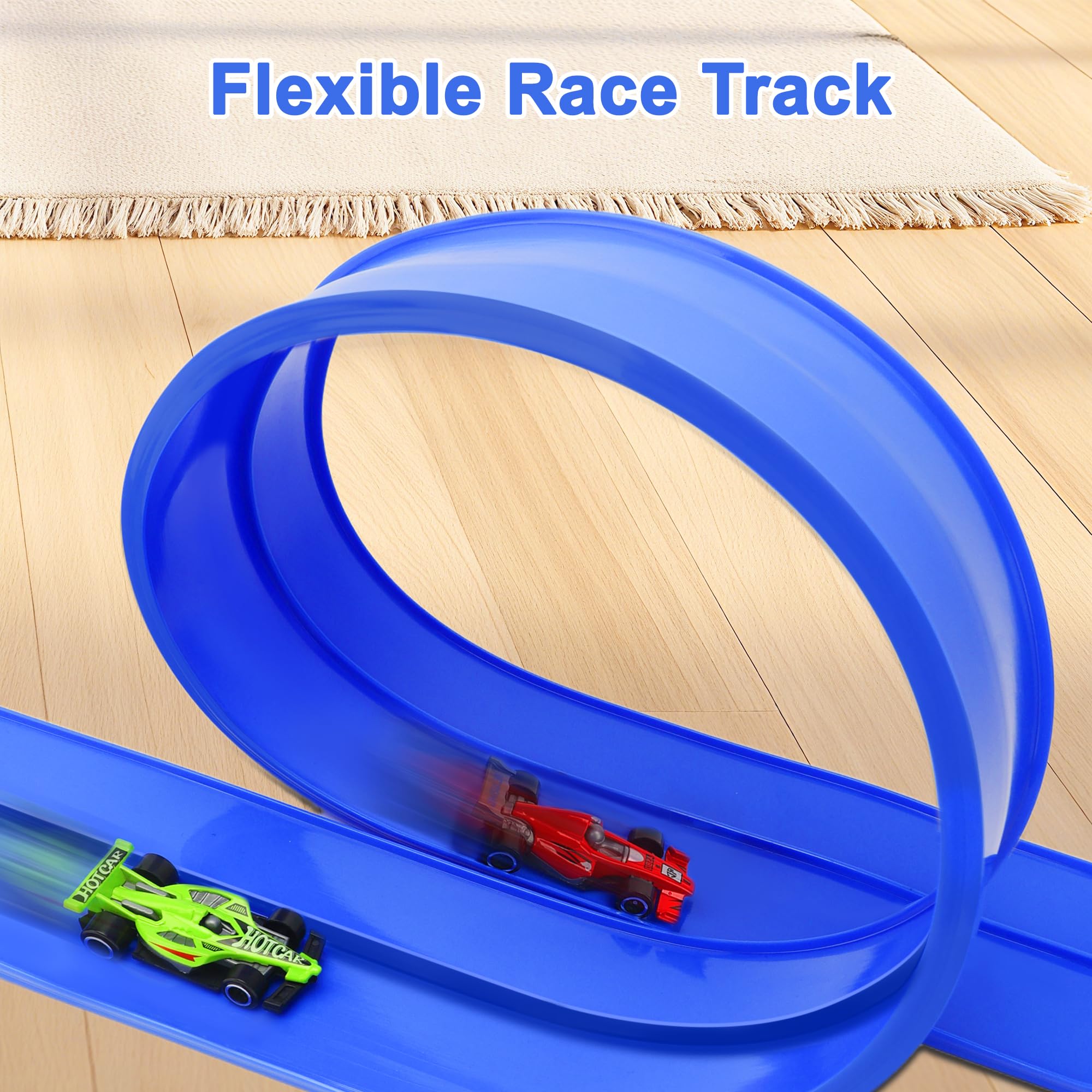 HACOCOLA track hooks and rope support portable setup and storage