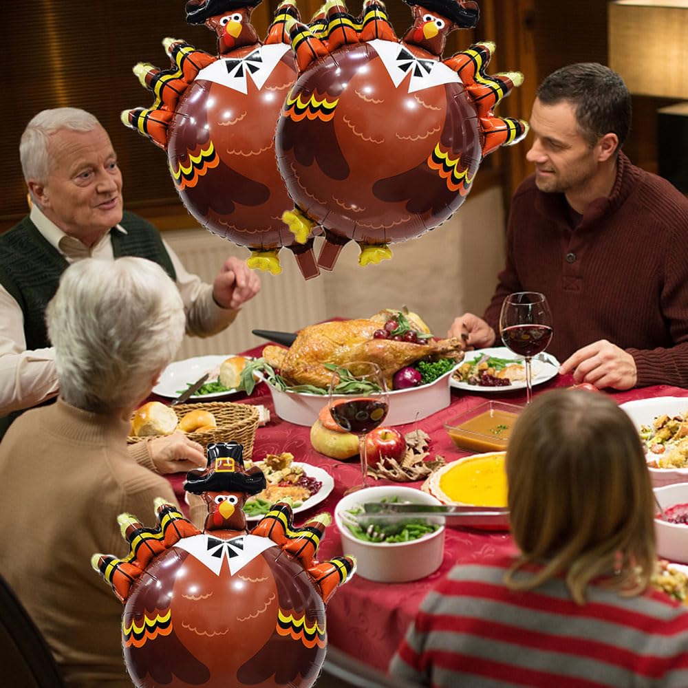 HADCKJA fall harvest party balloons add color to any venue.