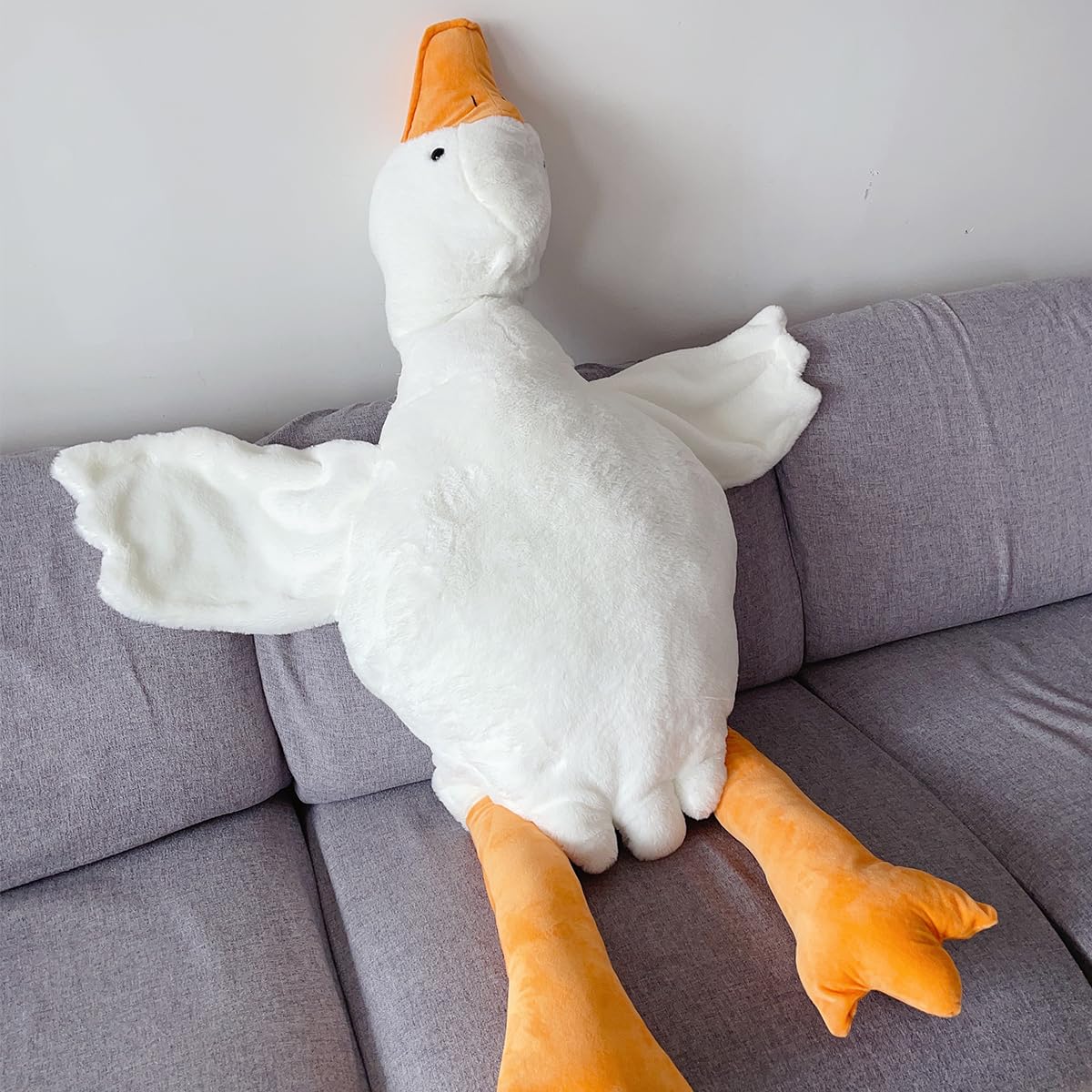 Haengbuk goose plush fabric shown for easy care and softness