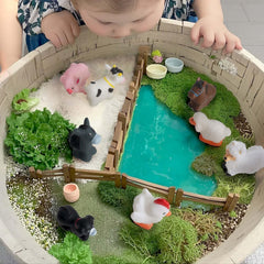 HAFTIK sheep figure supports nurturing stories and social-emotional exploration.