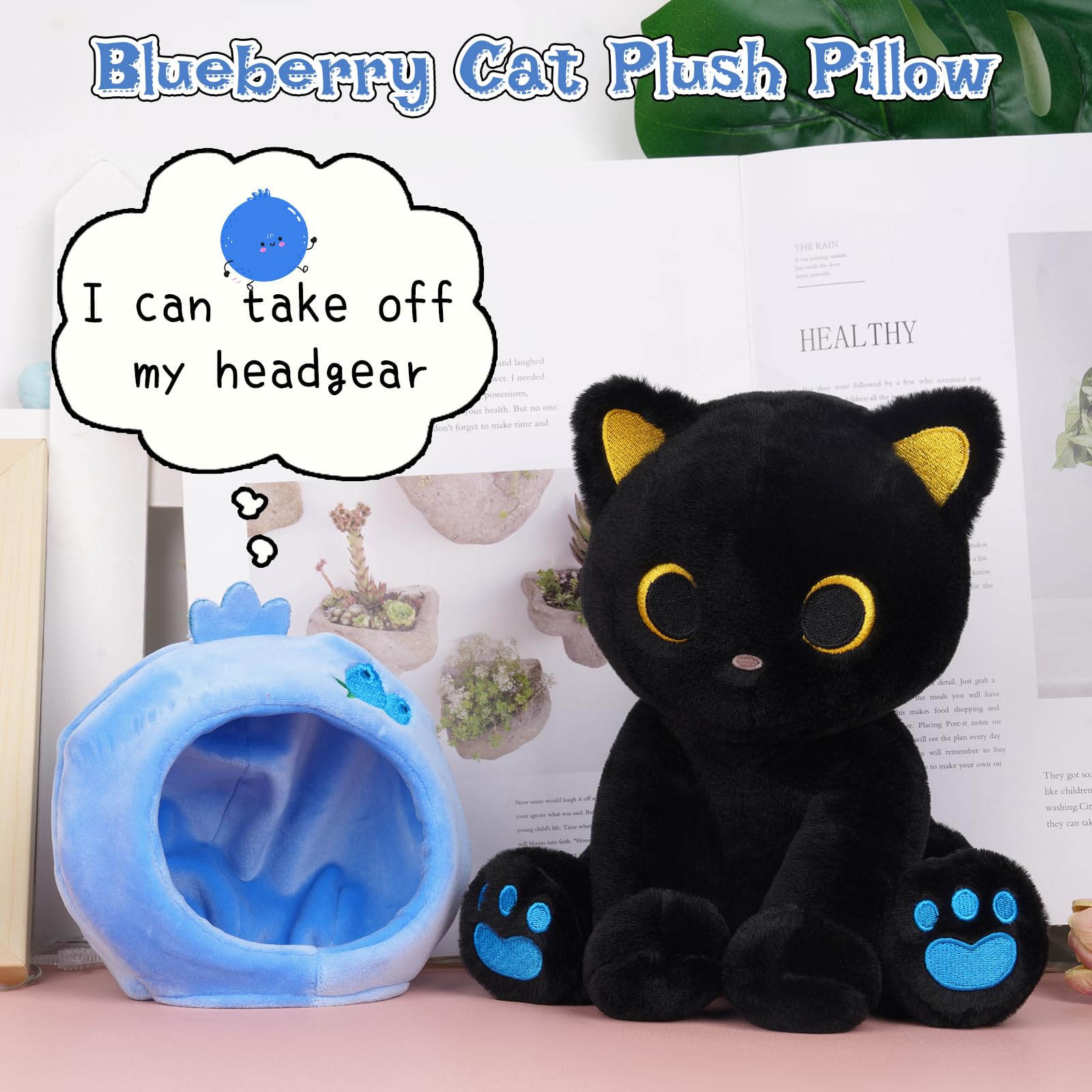 Hagusahuo cat plush makes a gift for kids and collectors