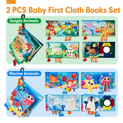 hahaland baby books marine textures for visual and tactile learning
