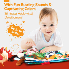 Hahaland 3D textured tails provide tactile variety to boost fine motor skills.