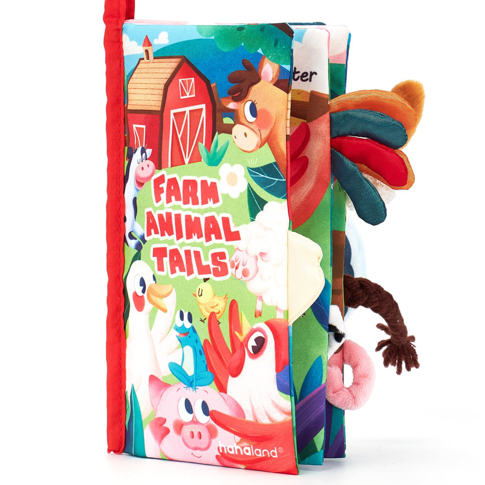 Hahaland gift-ready cloth book ideal for baby showers and birthdays.
