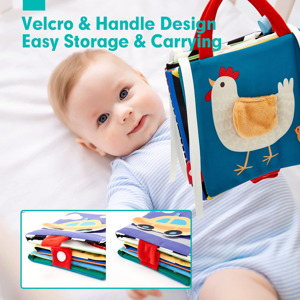 Hahaland soft BPA-free materials provide safe, gentle exploration for infants.