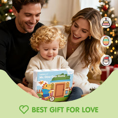 Hahaland Busy Book for Toddlers perfect gift for toddlers on holidays or birthdays, educational and entertaining.