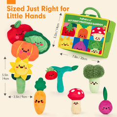 Hahaland crinkle tissue pocket hides surprises to explore textures.