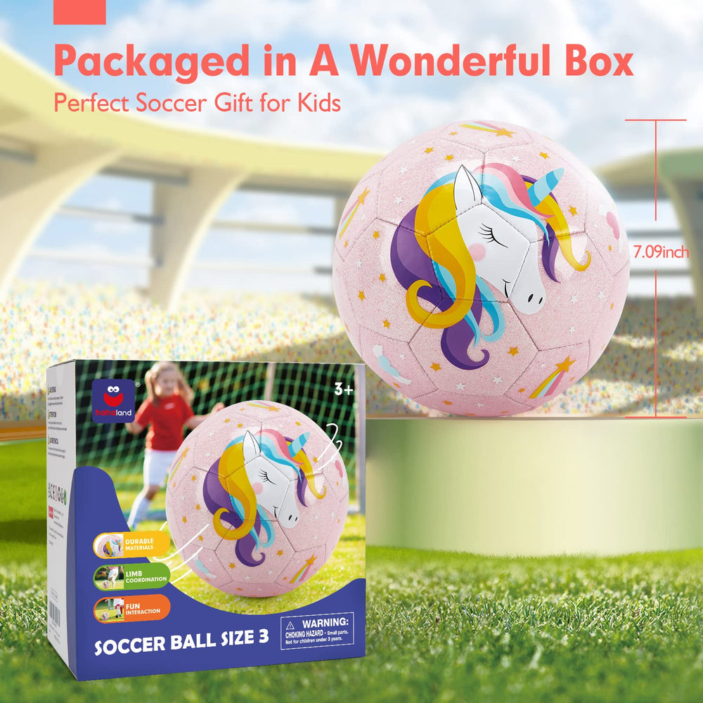 Hahaland size 3 ball promotes early skill development and active family play