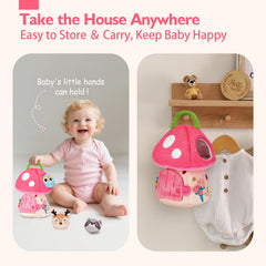 hahaland On-the-Go Carry Case, compact set ideal for travel and car journeys