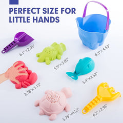 Hahaland outdoor sandbox set supports imaginative sand play.