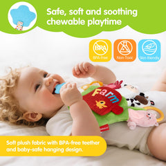 Hahaland pig tail pull encourages hand strength and coordination.