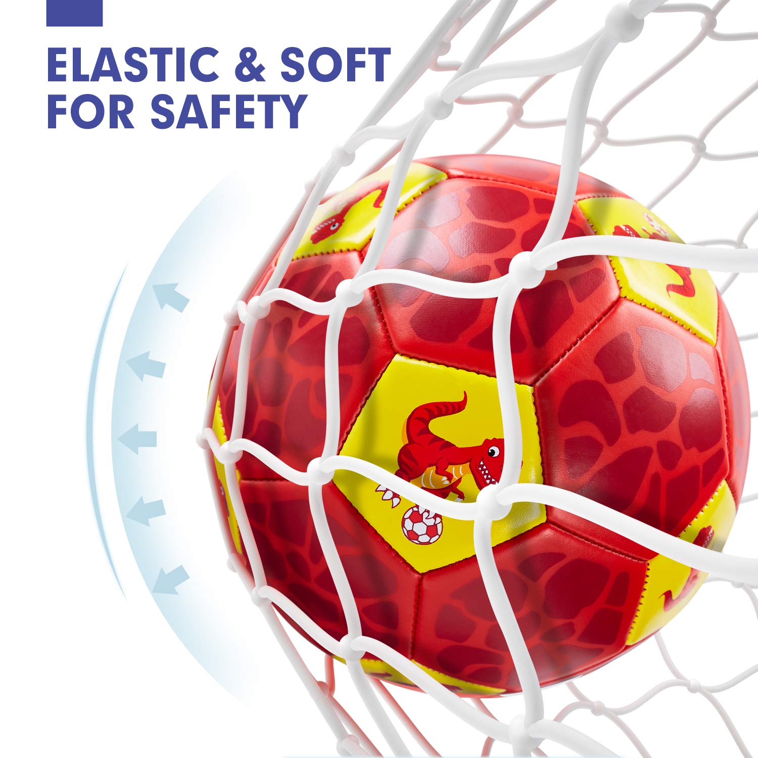 Hahaland soccer ball mesh bag ready for easy carry and storage