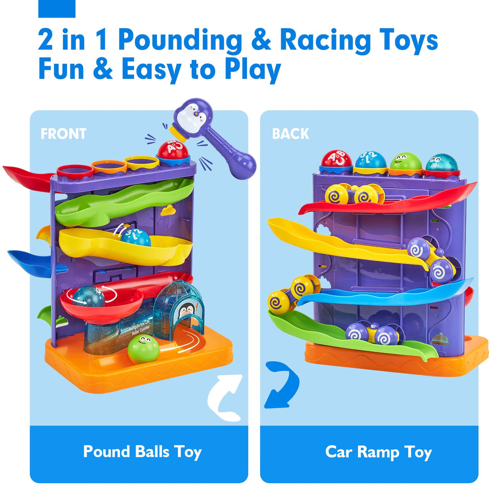 Hahaland squeaky hammer and balls stimulate tactile exploration and cause-and-effect