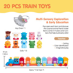 Hahaland farm puppet collection boosts imaginative play and communication