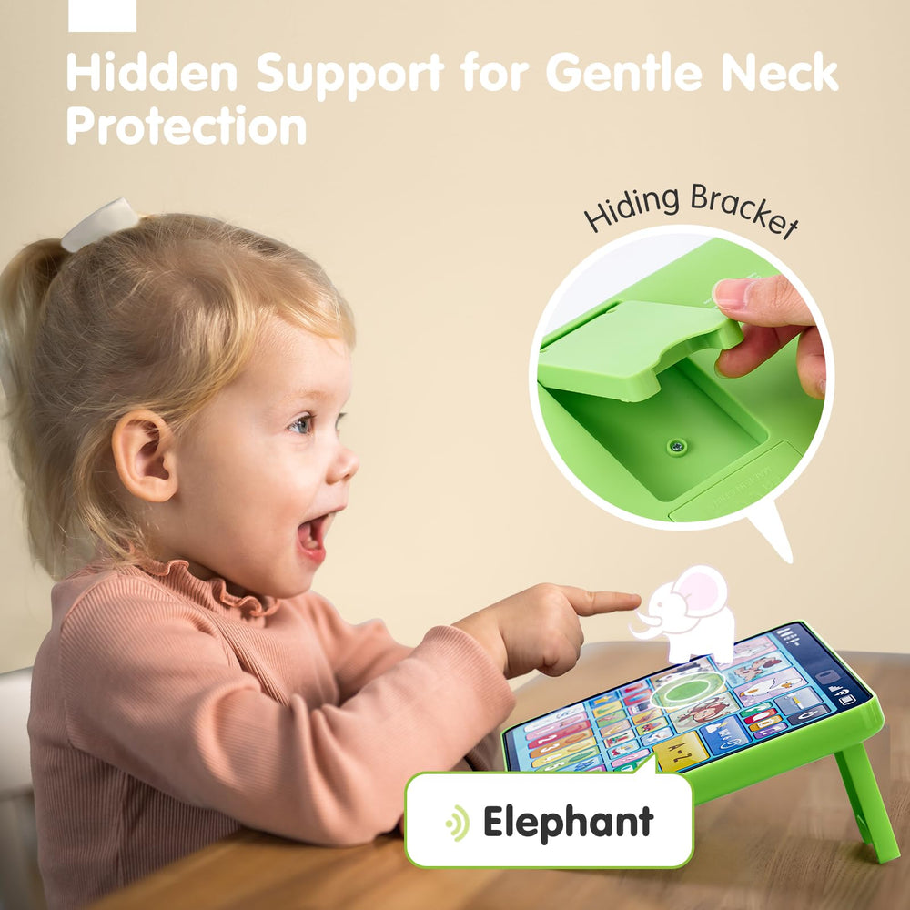 Hahaland toddler tablet with musical instruments sparks creativity and rhythm.
