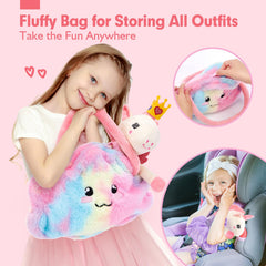 hahaland unicorns gift set ideal for birthdays, holidays, or dance recitals