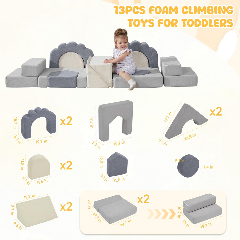 HAHASOLE indoor crawling playset fits compact playrooms for versatile use.