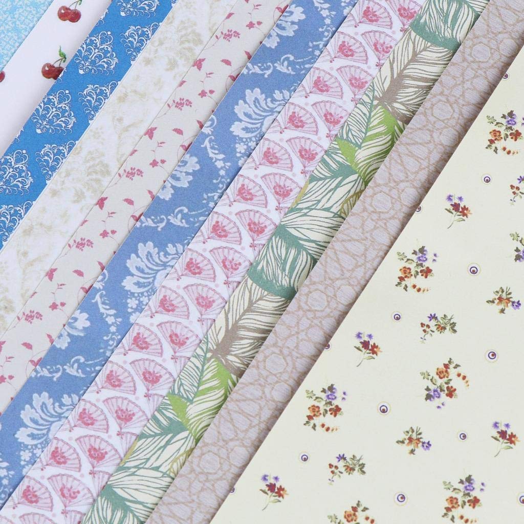 Haiabei dollhouse wallpaper glossy finish highlights tiny details in miniature rooms
