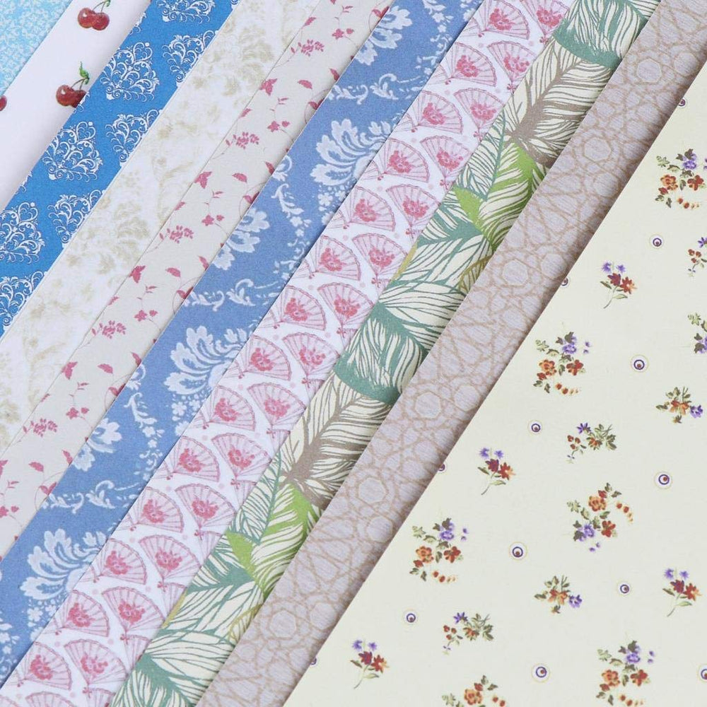 Haiabei dollhouse wallpaper glossy finish highlights tiny details in miniature rooms