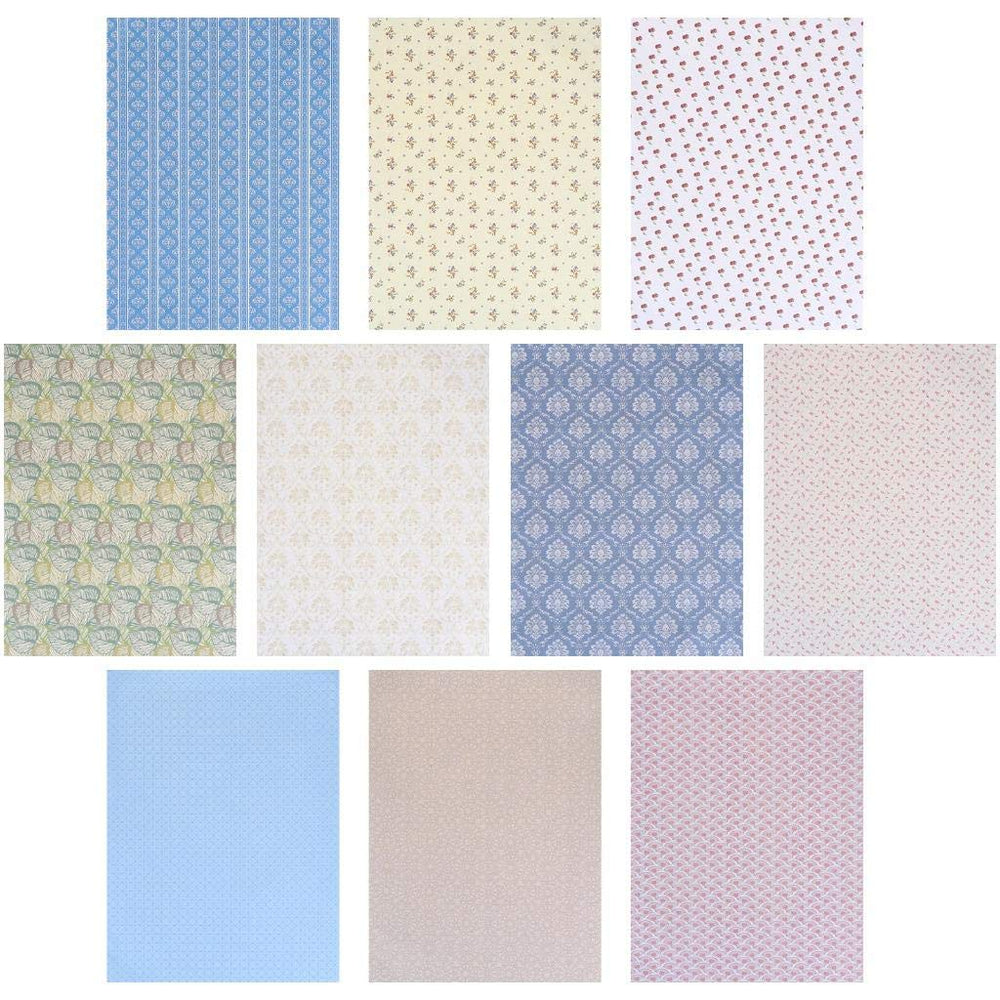 Haiabei dollhouse wallpaper rich color enhances mini living spaces