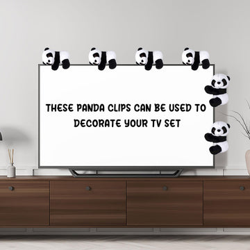 Haiabei panda clip monitor clip keeps notes visible and desk tidy