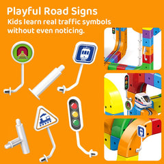 HaiiuzHi traffic signs guide pretend play and learning.