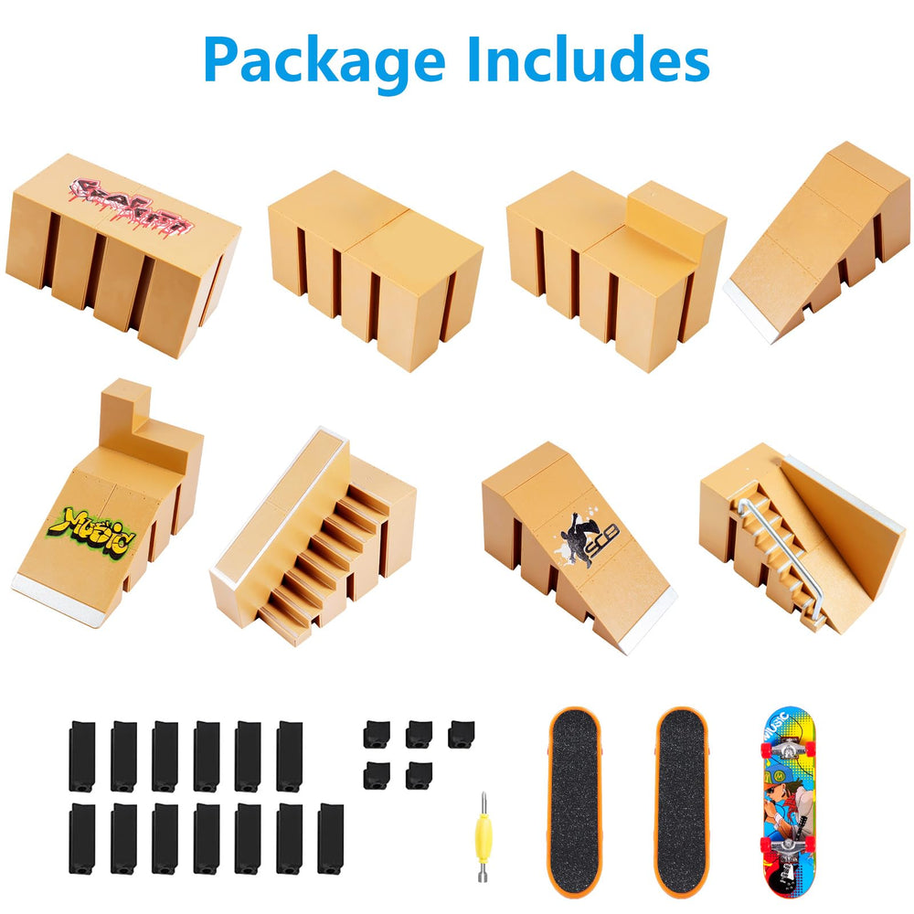 Hailey&Elijah ABS material delivers durable, long-lasting fingerboard training props.