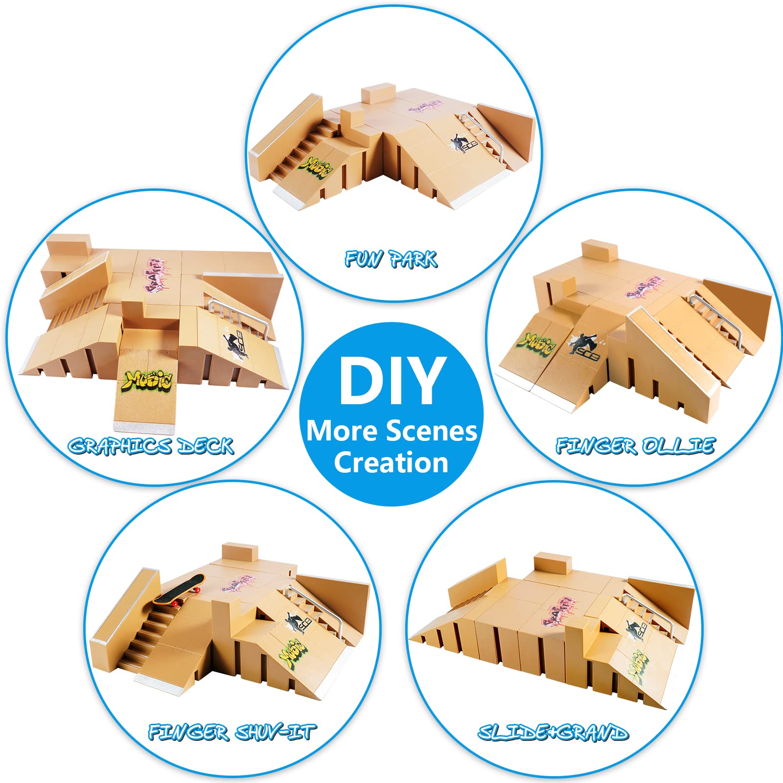 Hailey&Elijah included tools allow quick, tool-free assembly of the park.