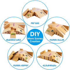 Hailey&Elijah included tools allow quick, tool-free assembly of the park.