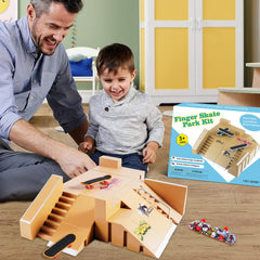 Hailey&Elijah fingerboard ramps and stairs for practice and imaginative play.