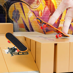 Hailey&Elijah mini finger skateboards ready for tricks and exploration.