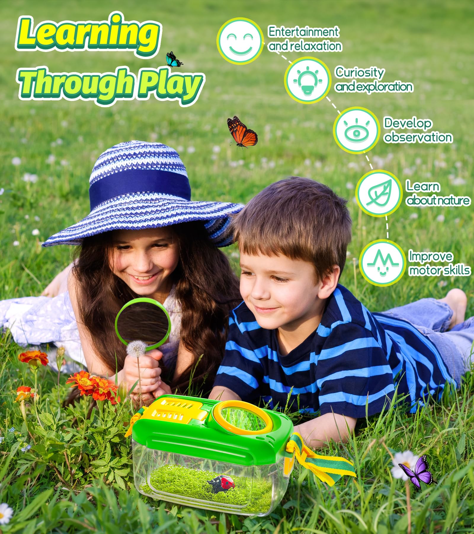 HAIMST adjustable bug habitat strap for easy carrying outdoors