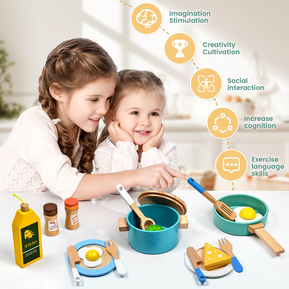 HAIMST seasoning bottles create rustling sounds for sensory kitchen play.