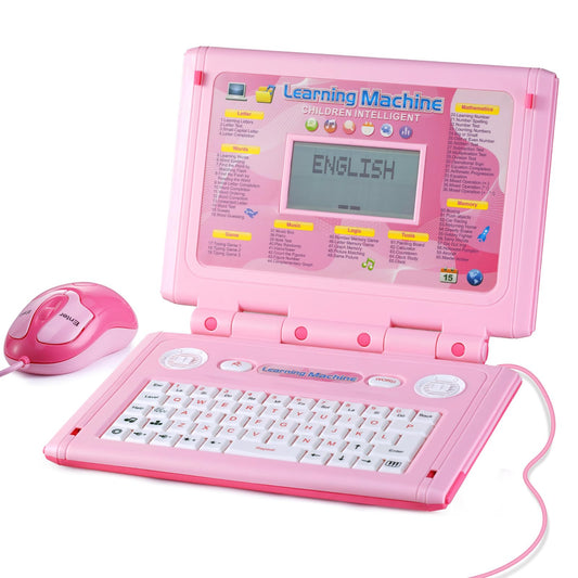 HAIOUMM Kids laptop front view for engaging early learning sessions.