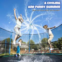 HaiSun kids love the refreshing mist and backyard water park vibe