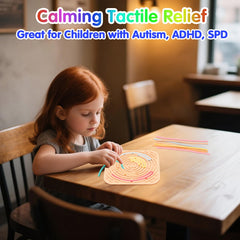 HAKINBOT sensory board child hands use promotes calm focus during waiting