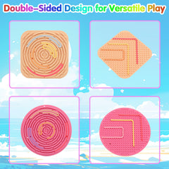 HAKINBOT sensory board turtle front supports hand-eye coordination through tactile play