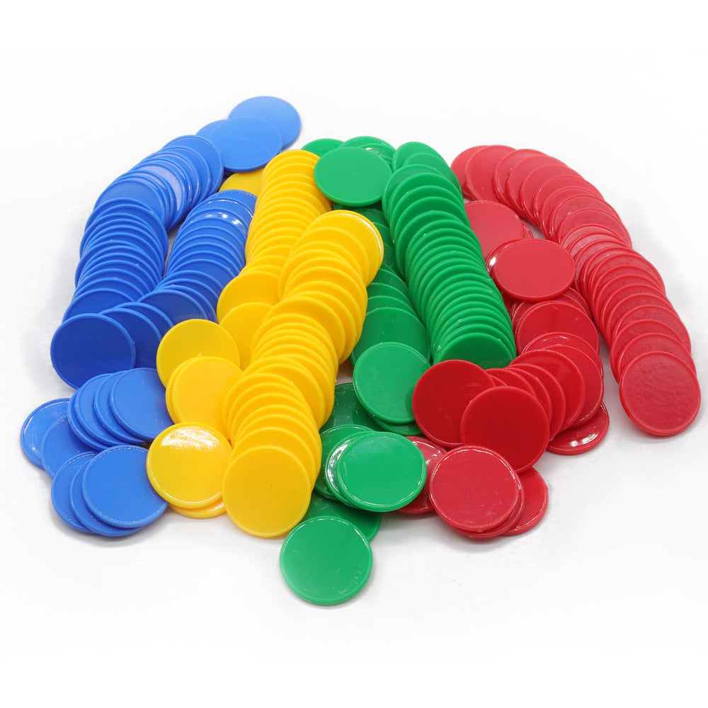 HAKITAROOM opaque red counters ideal for classroom counting and math games