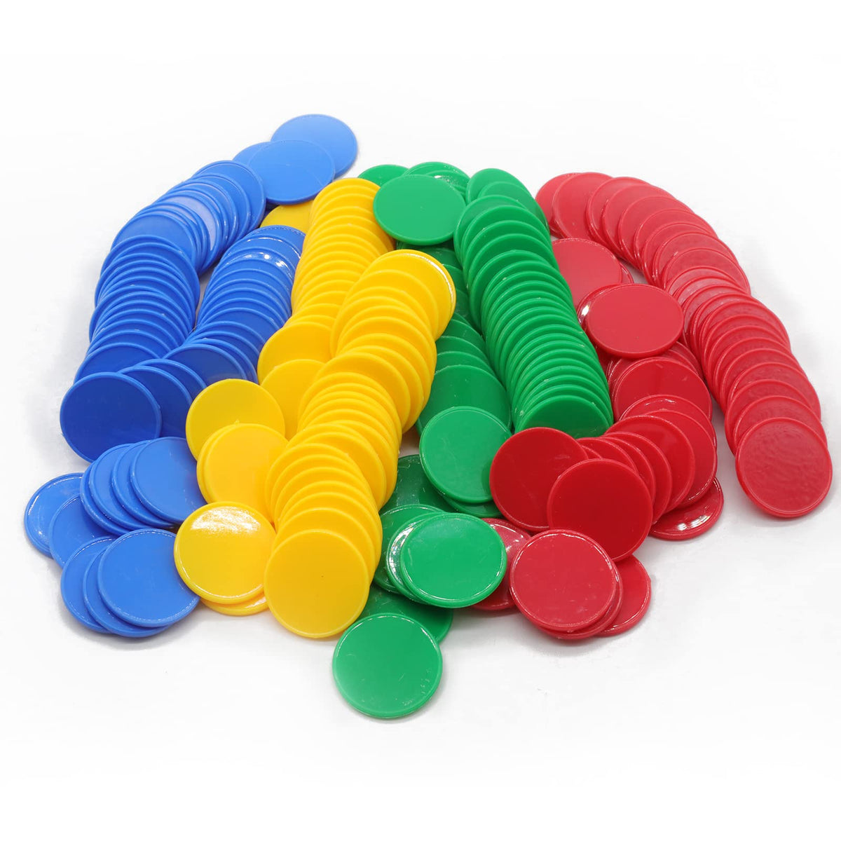 HAKITAROOM opaque red counters ideal for classroom counting and math games