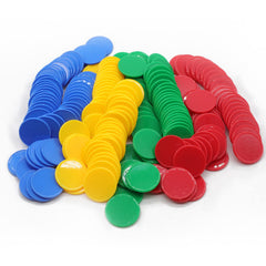 HAKITAROOM opaque red counters ideal for classroom counting and math games