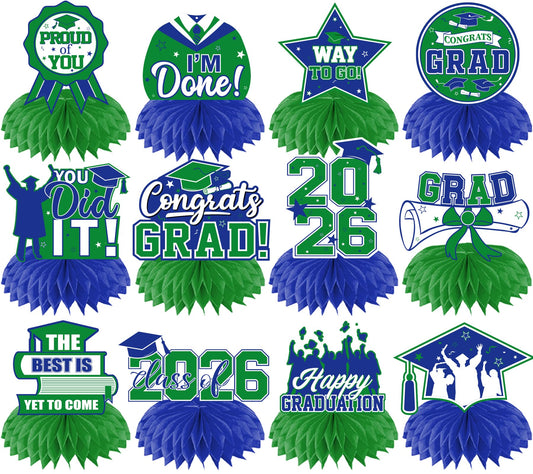 HAKOTI class of 2026 centerpiece with cap and diploma adds photo-ready flair to graduation tables.