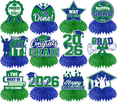 HAKOTI class of 2026 centerpiece with cap and diploma adds photo-ready flair to graduation tables.