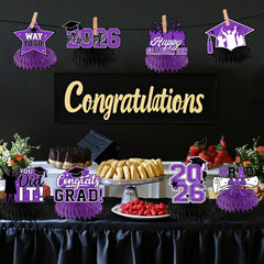 HAKOTI diploma and bachelor cap accent adds festive flair to graduation tables