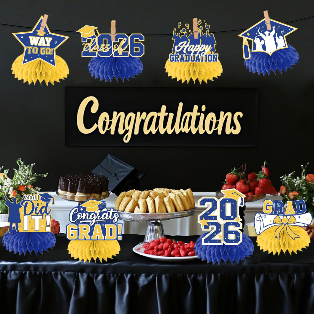HAKOTI 12-piece graduation set ideal for table decorations.