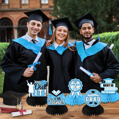 HAKOTI Class of 2026 centerpiece with bold graduation label for photos
