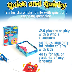 Speech therapy–friendly setup with Half Match Monster Edition for language practice.