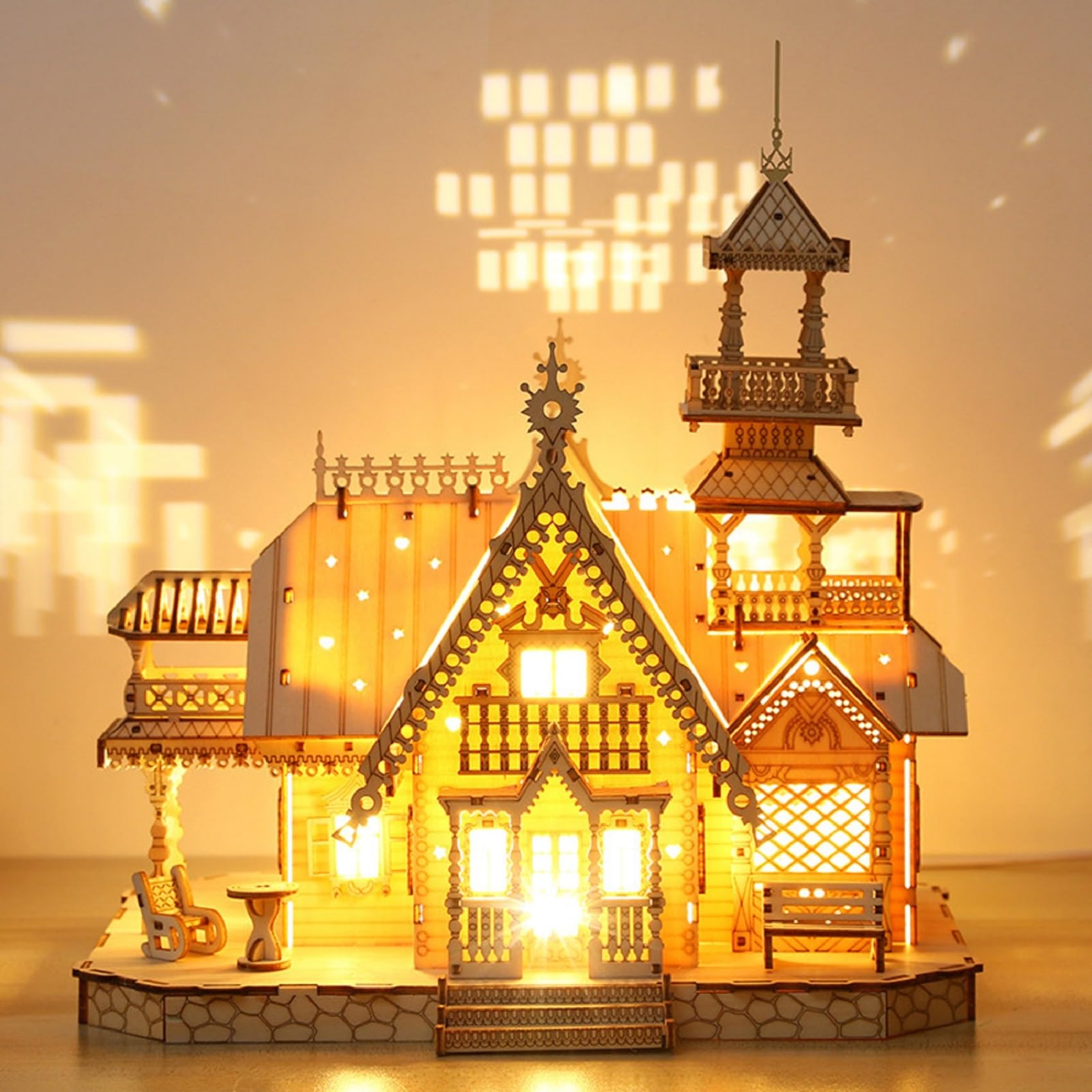 Hallisun assembly no-tools puzzle showcases easy fit, ideal for hands-on hobby evenings.