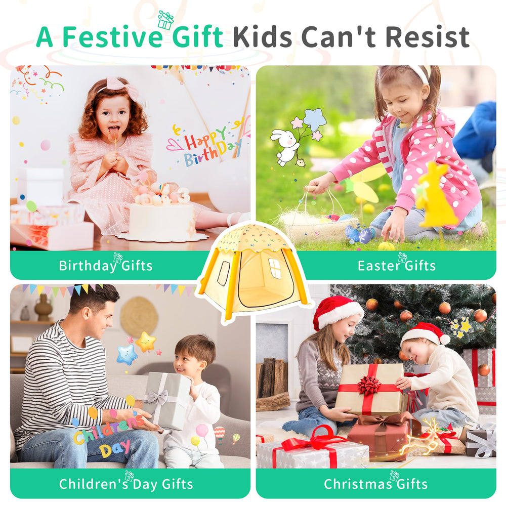 HalloDeer star lights glow, adding magic to playtime.