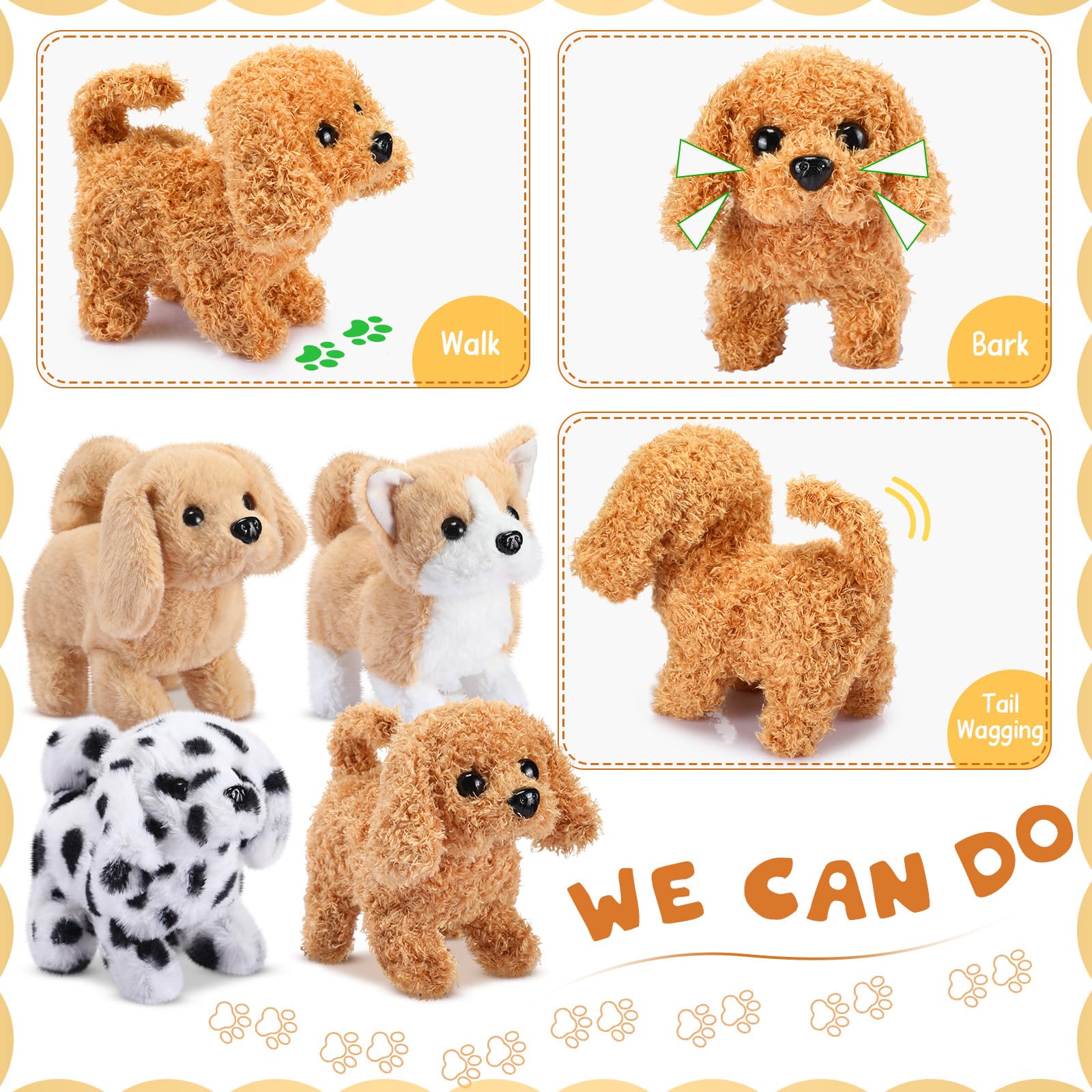 Halloscume Corgi dog toy in motion encouraging active kids’ play.