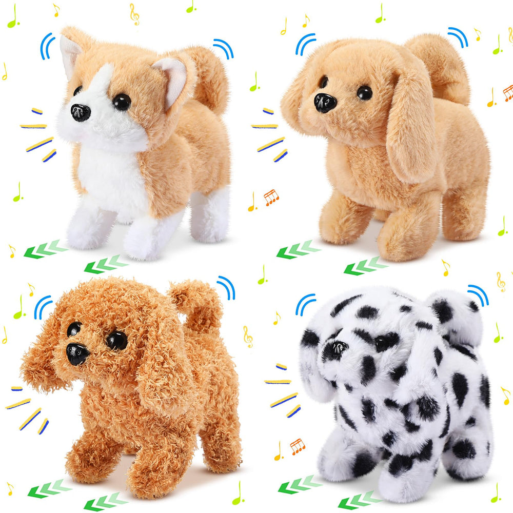 Halloscume Dalmatian dog toy in motion for imaginative play and companionship.